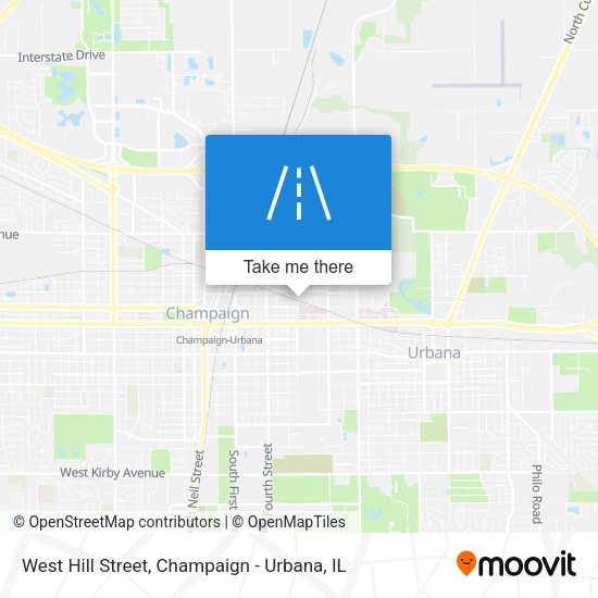 Mapa de West Hill Street