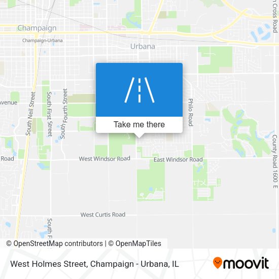 West Holmes Street map