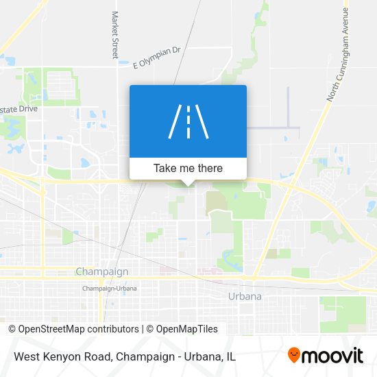 Mapa de West Kenyon Road