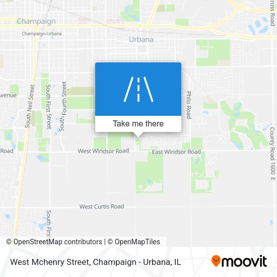Mapa de West Mchenry Street