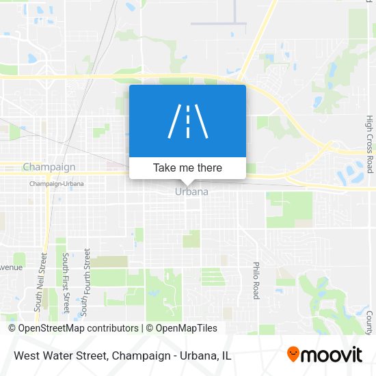 Mapa de West Water Street