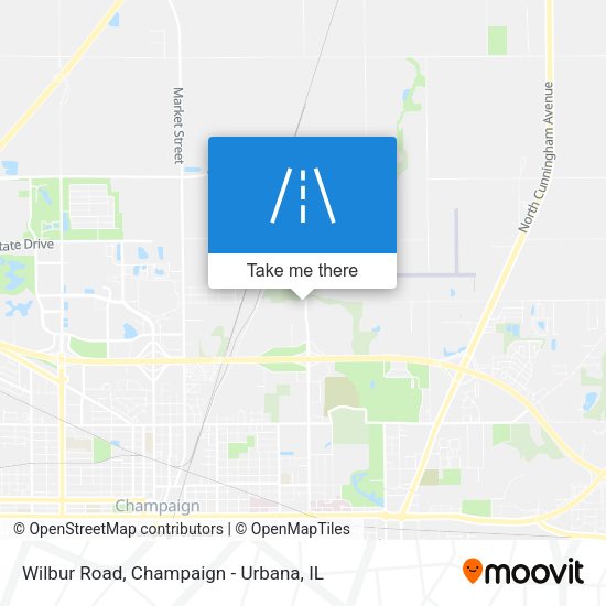 Wilbur Road map