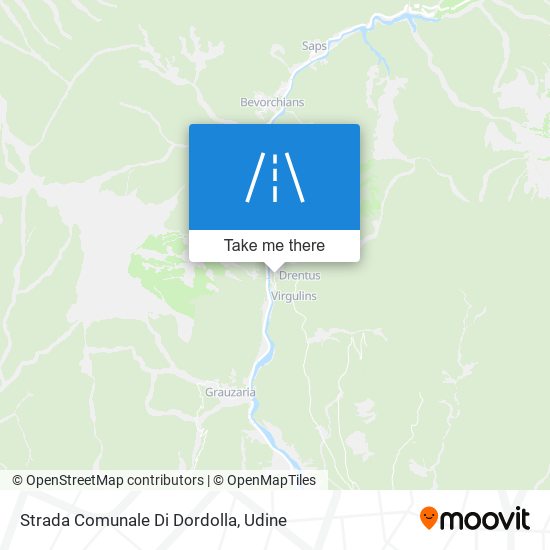 Strada Comunale Di Dordolla map