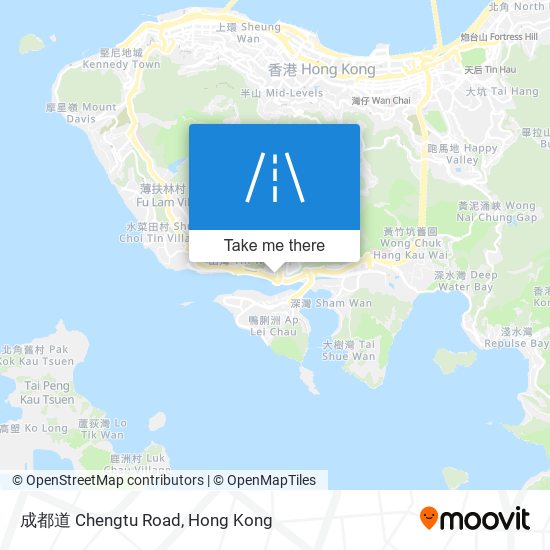 成都道 Chengtu Road map