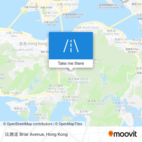 比雅道 Briar Avenue map