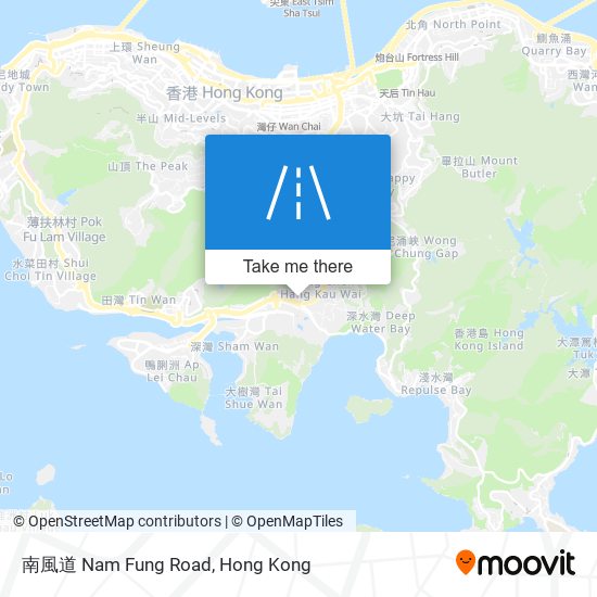 南風道 Nam Fung Road map