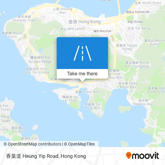 香葉道 Heung Yip Road地圖