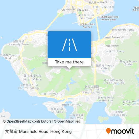 文輝道 Mansfield Road map