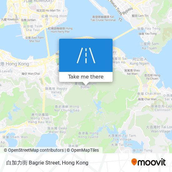 白加力街 Bagrie Street map