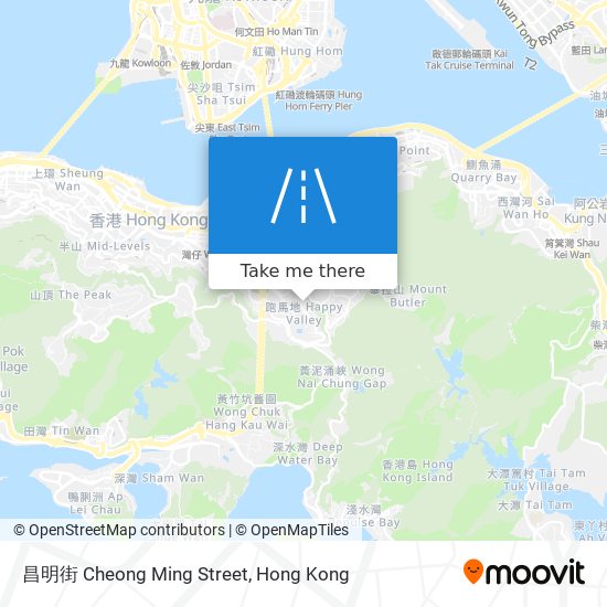 昌明街 Cheong Ming Street map