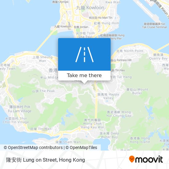 隆安街 Lung on Street map