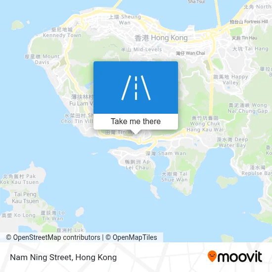 南寧街 Nam Ning Street map
