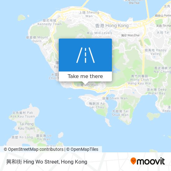 興和街 Hing Wo Street map