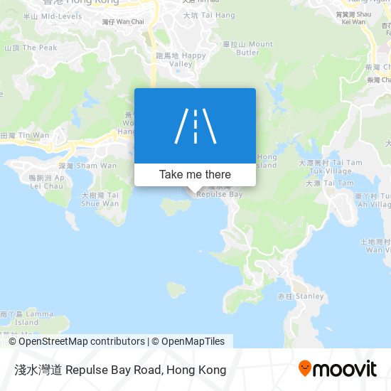 淺水灣道 Repulse Bay Road地圖