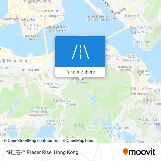 符理善徑 Fraser Rise map