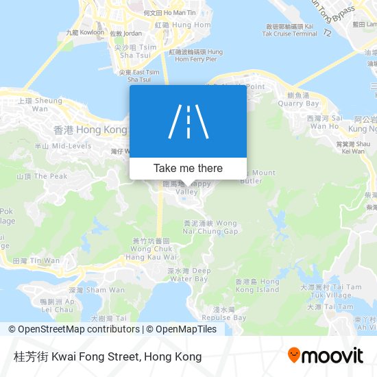 桂芳街 Kwai Fong Street map