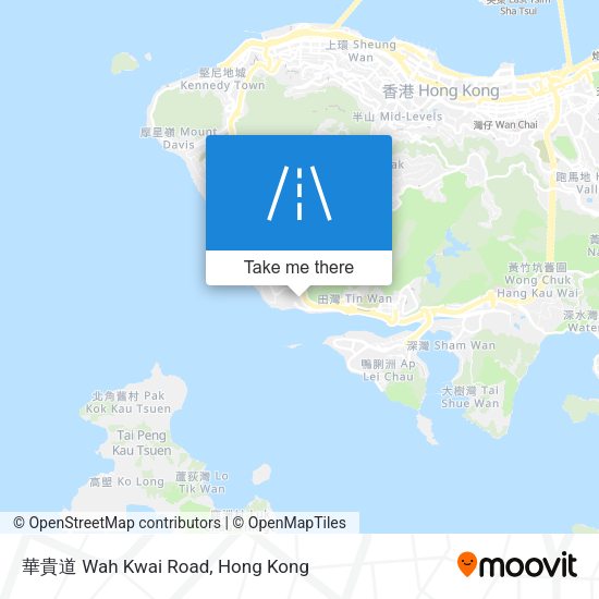 華貴道 Wah Kwai Road map