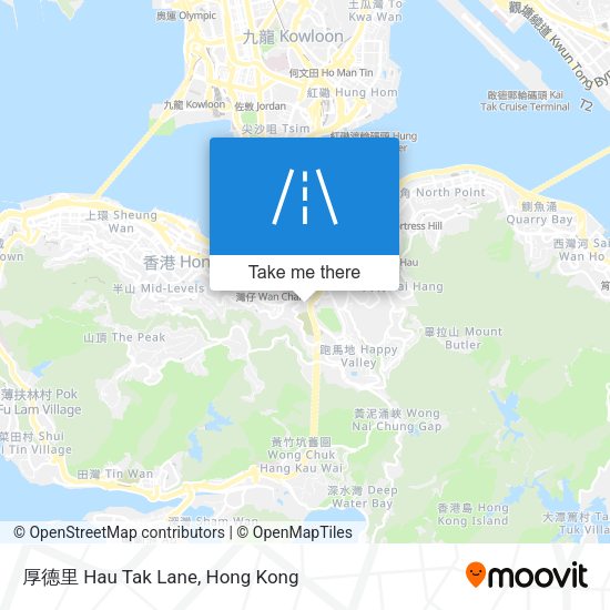 厚德里 Hau Tak Lane map