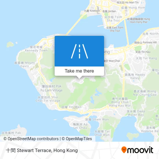 十間 Stewart Terrace map