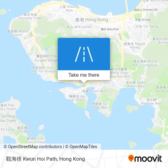 觀海徑 Kwun Hoi Path map