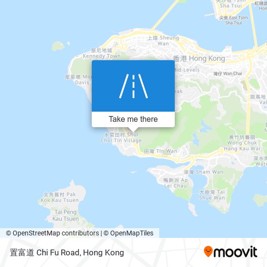 置富道 Chi Fu Road map