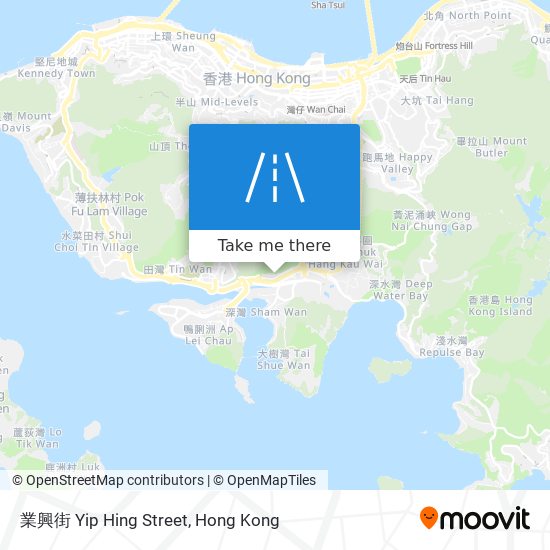 業興街 Yip Hing Street map