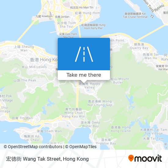 宏德街 Wang Tak Street map