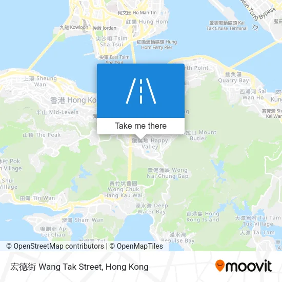 宏德街 Wang Tak Street map