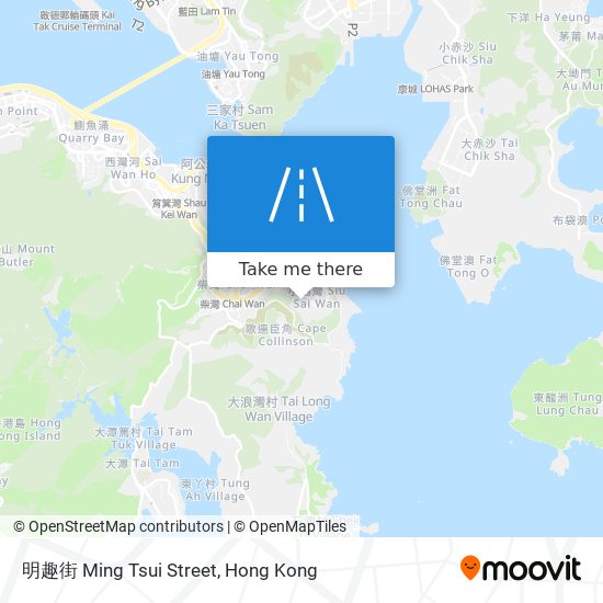 明趣街 Ming Tsui Street map