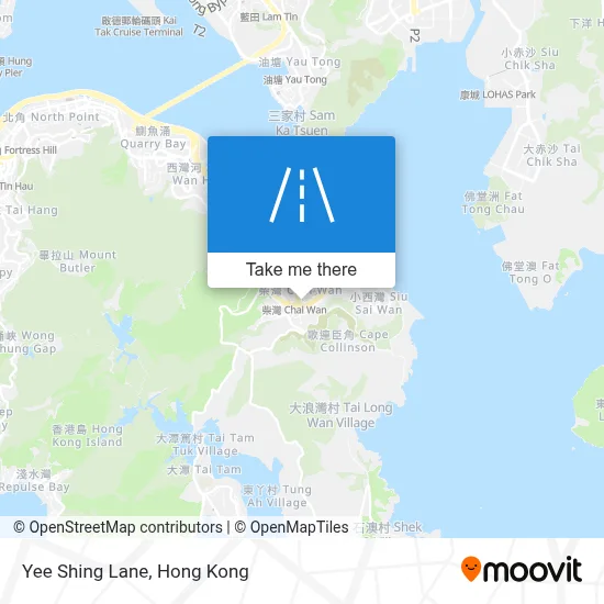 怡盛里 Yee Shing Lane map