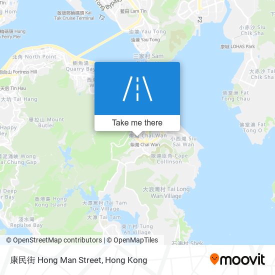 康民街 Hong Man Street map