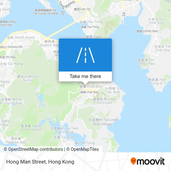 Hong Man Street map