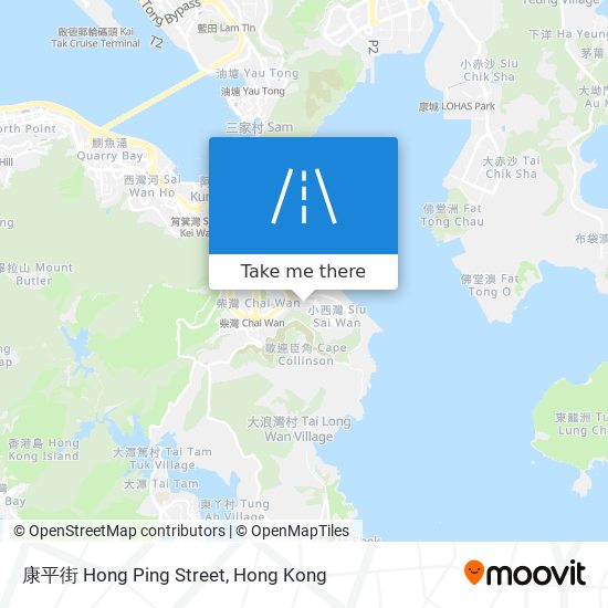 康平街 Hong Ping Street map