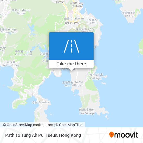 Path To Tung Ah Pui Tseun map