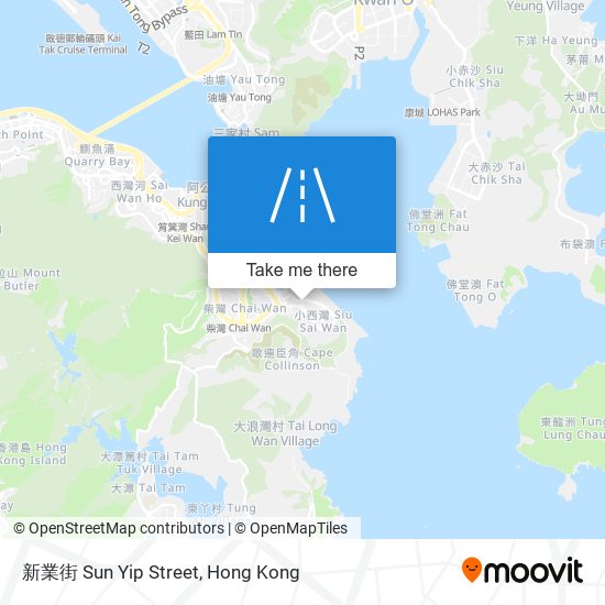 新業街 Sun Yip Street map