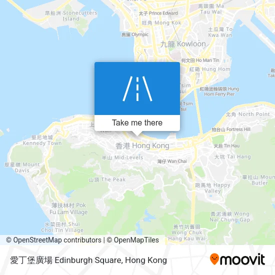 愛丁堡廣場 Edinburgh Square map