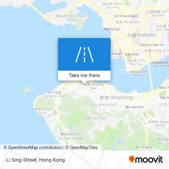 李陞街 Li Sing Street地圖