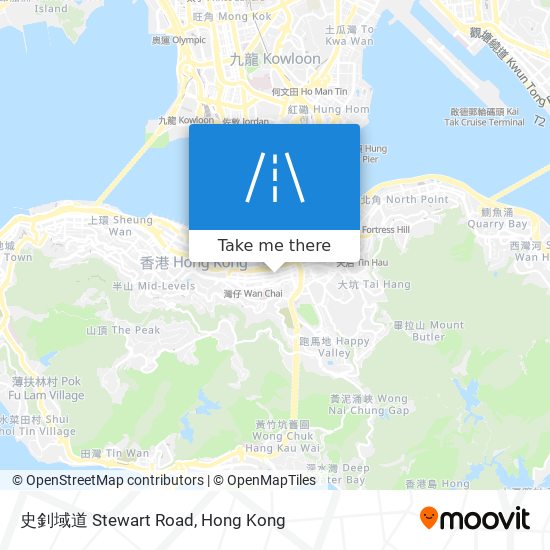 史釗域道 Stewart Road map