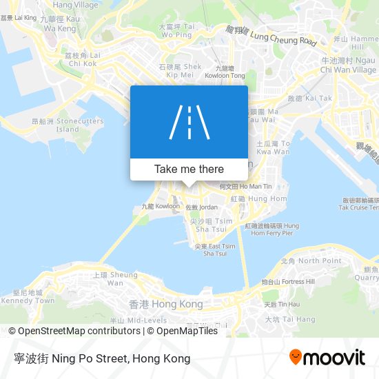 寧波街 Ning Po Street map
