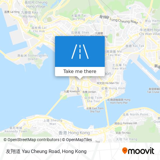 友翔道 Yau Cheung Road map