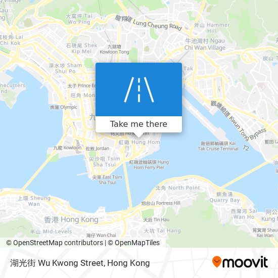 湖光街 Wu Kwong Street map