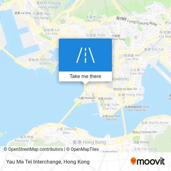 Yau Ma Tei Interchange map