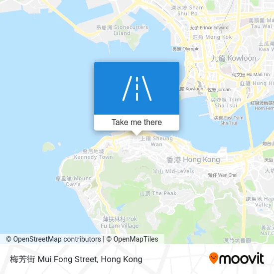 梅芳街 Mui Fong Street map