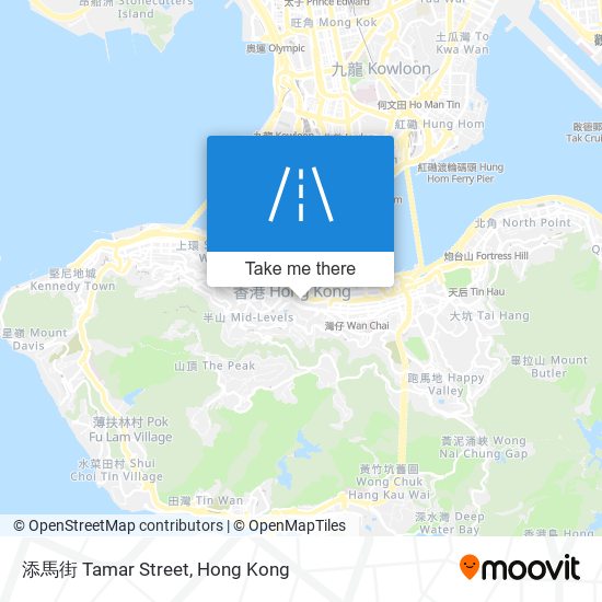 添馬街 Tamar Street map