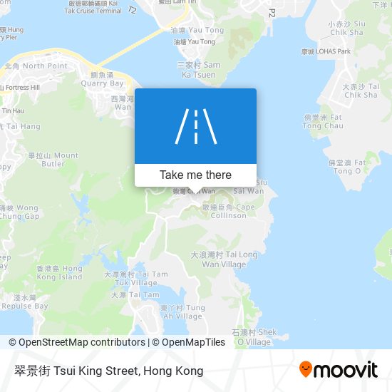 翠景街 Tsui King Street map