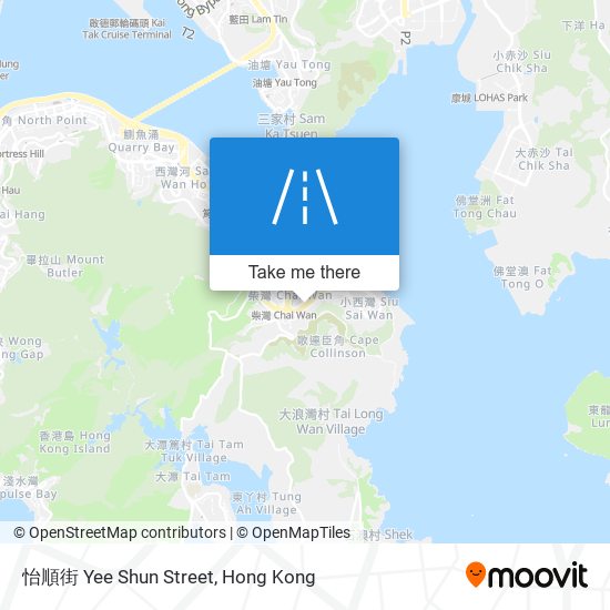 怡順街 Yee Shun Street map
