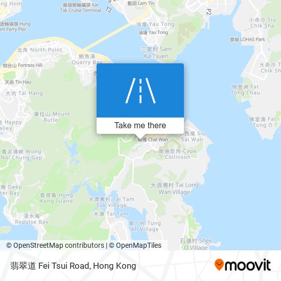 翡翠道 Fei Tsui Road map