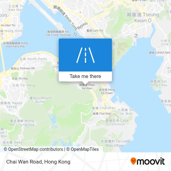 柴灣道 Chai Wan Road地圖