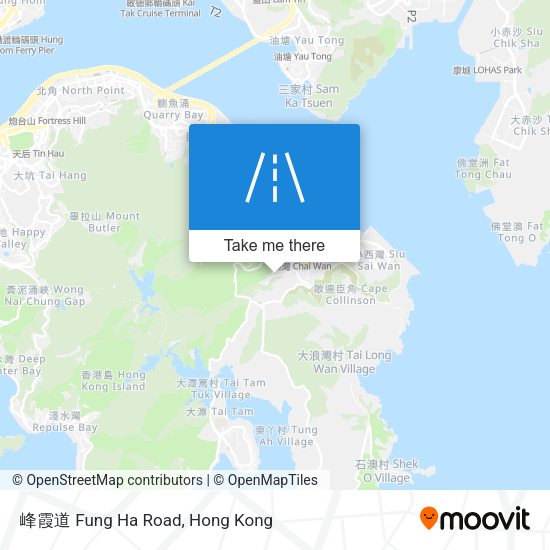 峰霞道 Fung Ha Road地圖
