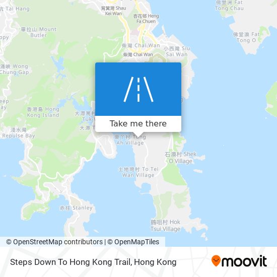 Steps Down To Hong Kong Trail map